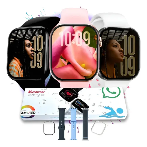 Relógio Smartwatch W11 Pro Amoled Whatsapp Gps Nfc Brindes | Frete grátis
