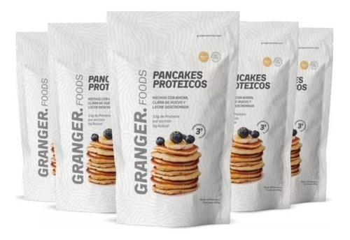 Pancake Proteico Chocolate X3 + Pancake vainilla x2 Granger