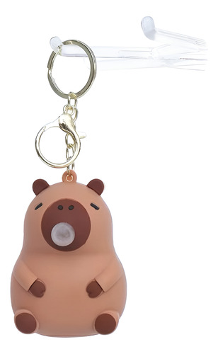 Llavero Capibara Squish Antiestrés Juguete