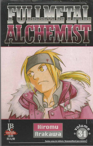 Fullmetal Alchemist 34 1ª Serie - Jbc - Bonellihq 