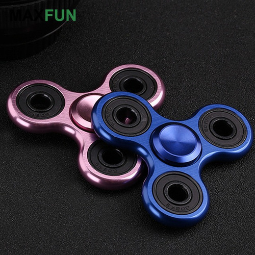 Fidget Hand Spinner Metálico Anti Estrés 