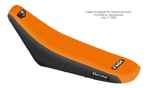 Funda Asiento Motomel Xmm 250 Total Grip Naranja Fmx Covers