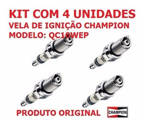 Vela Champion Iridium Qc10wep Motor Evinrude E-tec 40 250hp