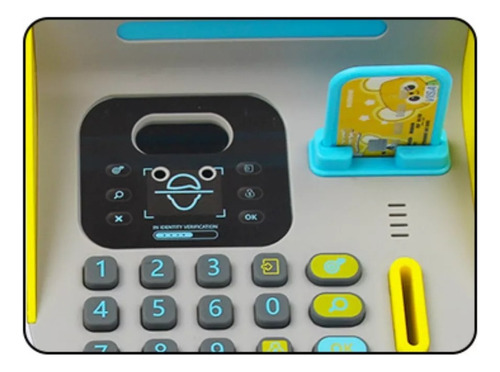 Atm Electrónico Hucha Reconocimiento Facial Moneda Efectivo