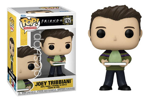 1275 Funko Pop Television: Joey Tribbiani com Pizza - Amigo