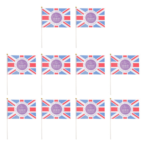 . Banderines Con Bandera Británica De La Union Jack, Tamaño