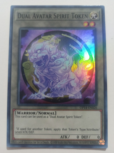 Dual Avatar Spirit Token - Super Rare    Op14