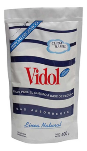 Vidol Fécula Corporal Hipoalergénica 400g