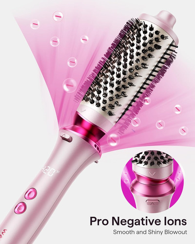Wavytalk Wavytalk Heatwave Pro - Cepillo Térmico Iónico De 1