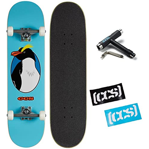 [ccs] Odd Birds Penguin Skateboard Complete 7.75  - Maple Wo