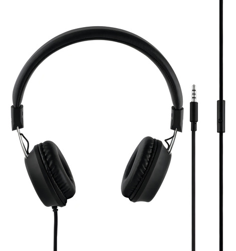 Diadema Mobo Jam Negro Con Cable 3.5