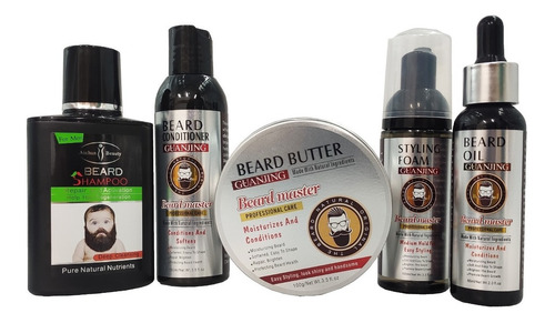 Kit Cuidado Y Crecimiento De Barba Para Hombres Oferta 2 X 1