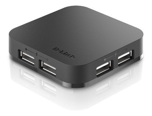 Hub USB 2.0 D-link Dub-H4 de 4 portas