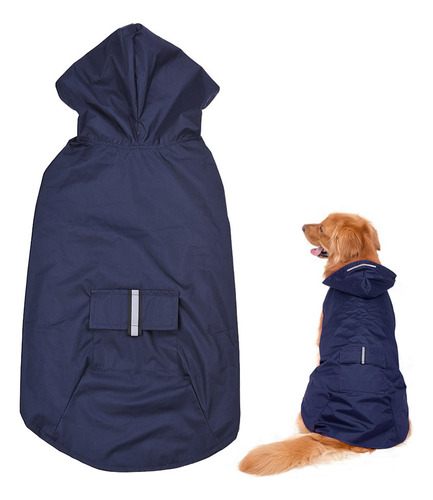 Poncho Para Exteriores Con Agujero De Lluvia Para Perros Gra