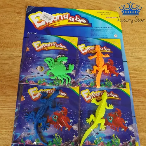 Animales Crecen En Agua Expandible X 6 Unidades Envio Gratis