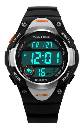 Reloj Niñas Niños Digital Skmei Alarma Deportes Sumergible