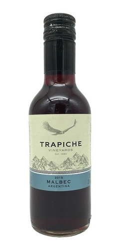 Imagen 1 de 2 de Vino Trapiche Vineyards Malbec 187ml