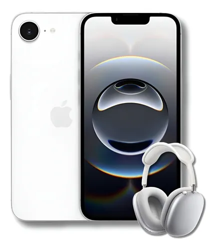 Apple iPhone 16e (128 Gb) - Blanco + Audífonos De Diadema