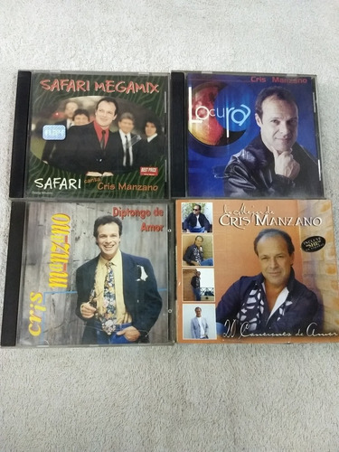 Cd Cris Manzano Lote 5cd Onda Sandro Safari Palito Denis L 