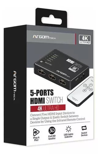 SWITCH HDMI V1.3 2 ENTRADAS-1 SALIDA CABLE 0,5 M 10.25.2102