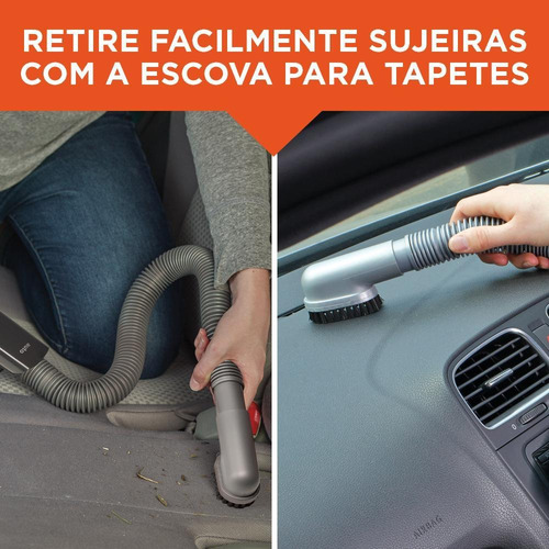 Aspirador De Pó Automotivo 586ml Bdcv610-la - Black+decker