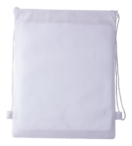 65 Pack Morral Ecológico Non Woven Mochila Blanco 33x40