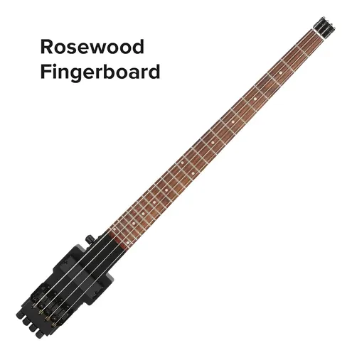 ベース Musoo electric travel bass headless bass Travel Electric Bass Headless 4 Strings Bass With Gigbag