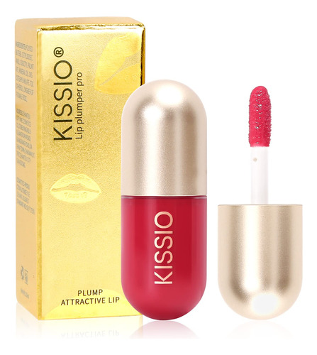 Kissio Plumper De Labios, Brillo De Labios De Color, Potenci