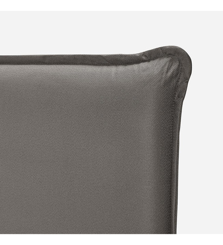 Cama Tempo King 180x200 Cm + Respaldo Maurice Gris Grafito