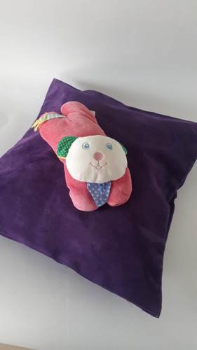 Funda De Almohadon Para Niño Con Muñeco Y Sonido 45cm X42cm 