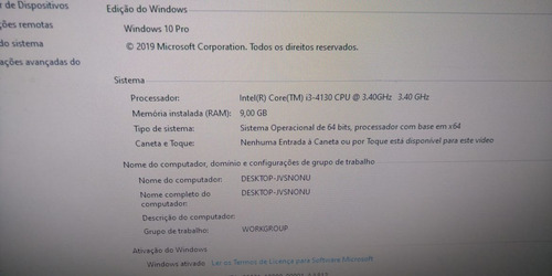 Cpu Gamer Intel Core I3/9gb Ram/ssd 120gb/placa De Video 2gb