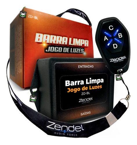 Jogo De Luzes Farol Alterna Pisca Alerta Barra Limpa Zendel