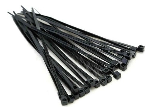 Abraçadeiras Em Nylon 150 X 2,5mm 500 Unidades Cor Preto