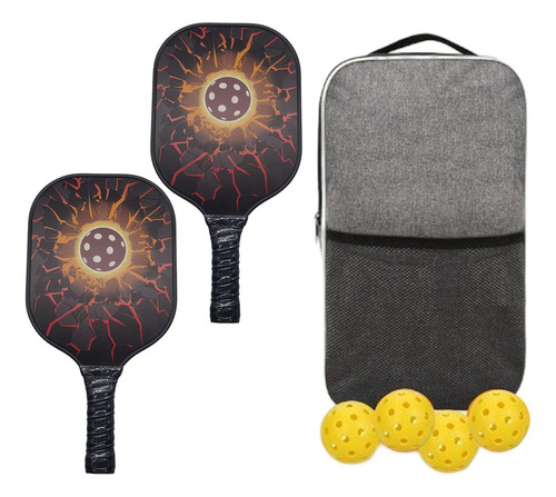 Pickleball Paddles Juego De 2 Pelotas De Pickleball Para