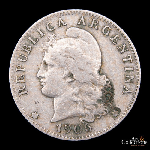 Argentina, 20 Centavos, 1906. Vf-