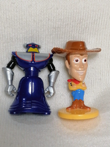Figura De Colección Zurg Y Woody Toy Story Disney 8cm.