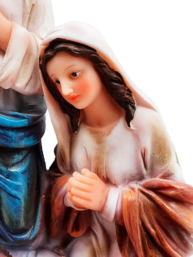 Presépio De Natal Sagrada Família 20 Cm - Resina Premium