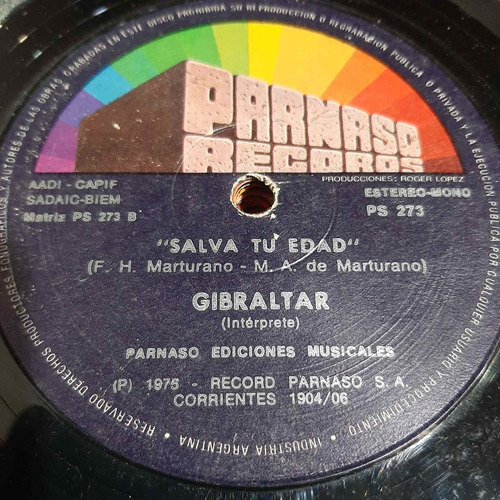 Simple Gibraltar Parnaso Records H C1