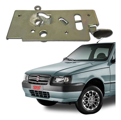 Fechadura Trava Inferior Capo Fiat Uno Mille Way 2004 Novo