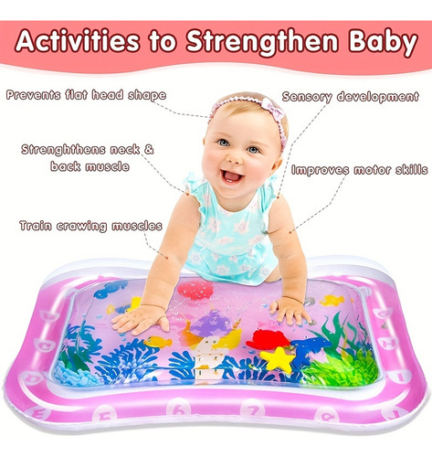 Colchoneta Inflable Para La Hora De La Barriga, Tapete Acuát