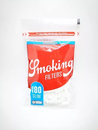 60x Filtros de Algodón para Tabaco de liar Smoking Slim + Librito