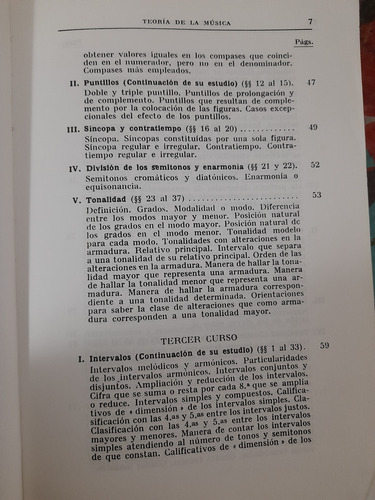 Teoria De La Musica Libro 1 Zamacois (Usado)