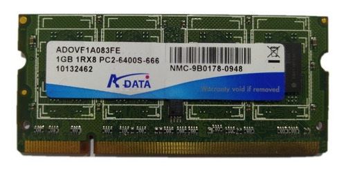 Memoria Ram So-dimm Laptop 1gb (ddr2) Pc2-6400 800mhz 