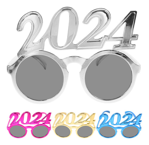 Gafas Digitales De Navidad Para Año Nuevo 2024, 4 Unidades