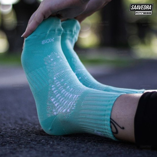 Imagen 5 de 10 de Medias Sox ® Caña Corta Pack X 3 Hombre Mujer Running Ciclismo
