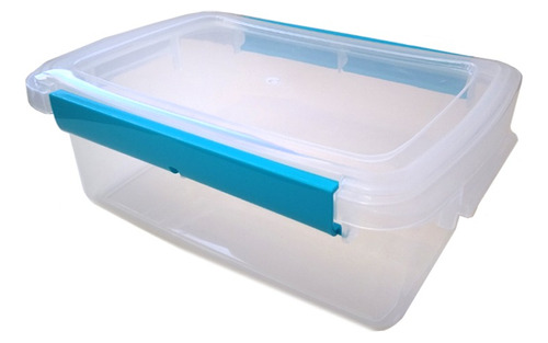 Contenedor N2 X3unid Plástico Tapa Apto Freezer Cristal