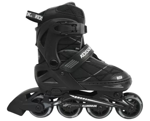 Roller Kossok Rush 167 Negro Patines Skate Hombre Mujer