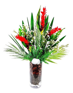 Arranjo Flores Tropicais Artificiais | MercadoLivre 📦