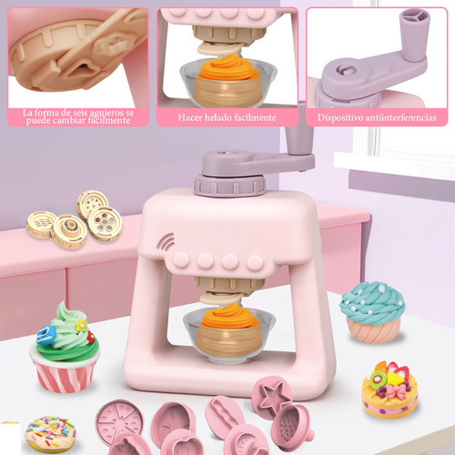 Play Doh Set De Helados Y Sushi Plastilinas De Colores 42p