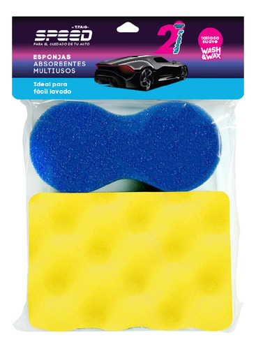 Esponjas Absorbentes Multiusos Ahorro Pack Speed 2pz